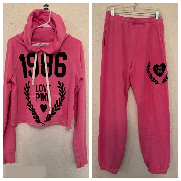 Love Pink sweat suit set - Picture 1 of 9